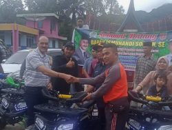 Ismunandi  Sofyan Aggota DPRD Provinsi  Bantu 5 ATV   Nagari Simarasok Untuk Kemajuan Nagari