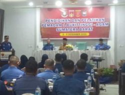 Damkar 1 Bukittinggi – Agam Dapatkqn Apresiasi dari Wakil Walikota Bukittinggi