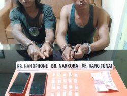 Simpan Narkoba 23 Paket, Dua Pelaku di Ringkus di Dusun Pematang Kulim