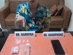 Terlibat Narkoba, Warga Padang Mutung Ini di Ringkus Satresnarkoba Polres Kampar