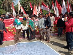 Kubangga Riau Bersama Repdem Melakukan Aksi Di Arena Lahan 2500 Hektar Di kota Garo