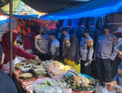 Kapolsek Tambang Pimpin Langsung Patroli ke Pasar Danau Bingkuang