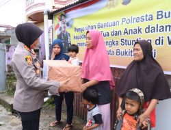 Kapolresta Bukittinggi Bersama Jajaran Melaksanakan Program Pemerintah Turunkan Angka Stunting