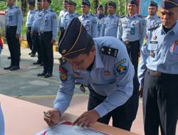 Kalapas Kelas llA Marten Beserta Jajaran Berkomitmen Meningkatkan Kinerja Tahun 2023