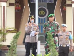 Polresta Bukittinggi Gelar Apel Gabungan TNI-POLRI Siaga Bencana