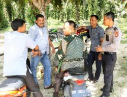 Bhabinkamtibmas Polsek Tapung Gelar Jum’at Curhat Bersama Warga Desa Sumber Makmur