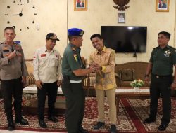 Pemko Payakumbuh Terima Kunjungan Kerja Dandenpom 1/4 Padang, di Pendopo Rumah Dinas