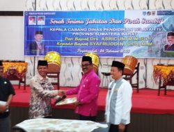 Kacabdisdikwil IV Sumbar Berganti, Wako Rida Sampaikan Apresiasi Kepada Asricun