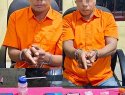 Dua Pelaku Narkoba di Tangkap di Desa Tarai Bangun oleh Polsek Tambang