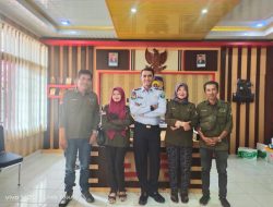 Kalapas kelas IIA Bukittinggi Marten, Bc. IP, SH Terma Kunjugan Tim JMSI Bukittinggi