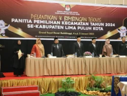 Tahapan Pemilu 2024 Terus Bergulir, 65 PPK Dilantik, Ini Pesan Bupati Safaruddin