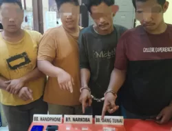 Empat Warga Lubuk Sakat di Ringkus Tim Ojoloyo Dalam Kasus Narkoba