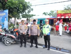 Kapolres Kampar Pimpin Langsung Pengamanan Sholat Idul Fitri di Lapangan Merdeka
