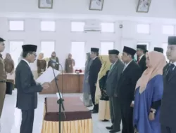 Lantik 35 Orang Pejabat, Ini Pesan Bupati Safaruddin