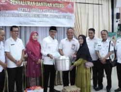 Bersama Pemkab Limapuluh Kota, Balai Abiseka Kemensos Salurkan 101 Paket Bantuan “ATENSI”