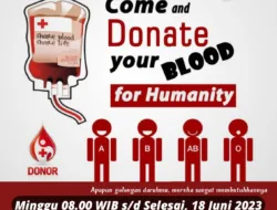 Donor Darah Paguyuban Mahasiswa se Bukittinggi pada HUT DD se Dunia
