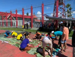 Lapas Kelas llA Bukittinggi Laksanakan Sholat Idul Adha dan Sembelih Hewan Kurban, Marten: Hari Ini Gulai Daging, Besok Sup Kuah 