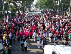 HUT PMI kota Bukittinggi ke 78 tahun Bertabur Hadiah