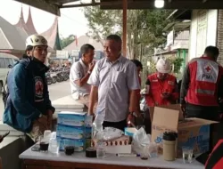 Ketua PMI Non Aktif  Sambangi Relawan, Hari ke Tiga Pasca Erupsi Gunung Marapi 10 Korban Dievakuasi