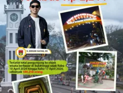 Lebaran, Objek Wisata Berbayar Bukittinggi Dikunjungji 100.218 Orang, PAD Tembus Rp2,2 M