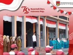 Walikota Bukittnggi, Erman Safar Pimpin Apel Gabungan TK Sampai SMA Yayasan Prayoga Bukittinggi