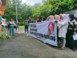 Tolak Money politics Pemuda Kampar Mimbar Bebas Depan Kantor Bawaslu