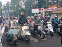 Paslon Walikota No 3 Touring Sepeda Motor Dalam Kota Bukittinggi