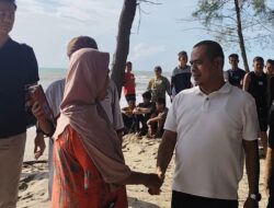 Risnaldi Ibrahim Kunjungi Rumah Korban Hilang Melaut di Linggo Sari Baganti