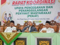 Wakil Bupati Solok Gelar Rakor Pencegahan dan Penanggulangan Penyakit Masyarakat Bersama Ketua MUI Sumbar dan Seluruh OPD