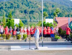  H. Candra Wakil Bupati Solok Pimpin Apel Akbar Goro Bersama SMA/SMK se-Kecamatan Gunung Talang