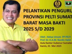 Syahrial Bakhtiar Nahkodai PELTI Lagi,Dua Balon Ketum KONI Sumbar Ucapkan Selamat
