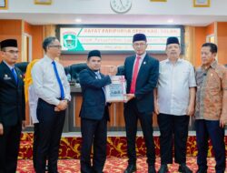 Wakil Bupati Solok Serahkan LHP BPK atas Penyelenggaraan Pemerintahan Tahun Anggaran 2024