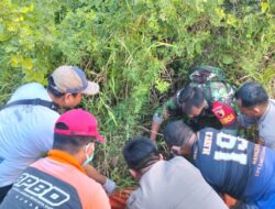 Jasad Lansia Ditemukan di Pinggir Sawah, Diduga Tewas Tertabrak Kereta