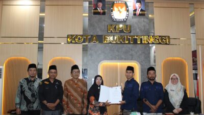 KPU Kota Bukittinggi Gelar Rapat Terbuka Rekapitulasi Daftar Pemilih Berkelanjutan Triwulan II Tahun 2025