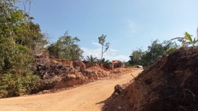 Diduga Usaha Galian Tanah Timbunan Ilegal Bebas Beroperasi di Desa Simpang Kubu