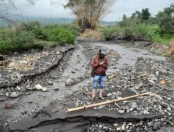 Kondisi Sungai Mengalami Pendangkalan, Warga Cemas Galodo Gunung Marapi, Minta Pengerukan