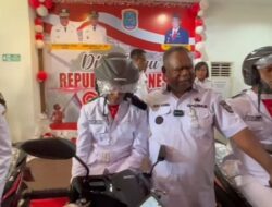 Tiga Anggota Paskibraka Ini Dapat Honda BeAT dari Kemenkum karena Aksi Heroiknya