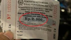 Karcis Parkir Dishub Medan Dicurangi Jukir, Keuntungan Melonjak Tiga Kali Lipat