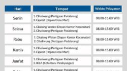 Jadwal SAMSAT Keliling Cimahi dan Bandung Pekan Ini, Cek Lokasi Layanan
