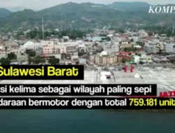 Lima Wilayah dengan Kendaraan Bermotor Paling Sedikit di Sumatera Barat, Mentawai Terendah