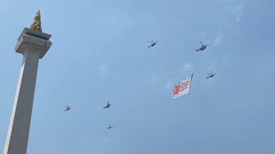 5 Potret Pesawat TNI dalam Pesta HUT ke-80 RI