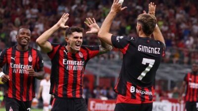 Hasil Milan Vs Bari 2-0: Gol Leao dan Pulisic, Rossoneri Melaju di Coppa Italia