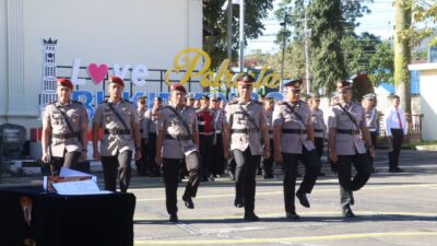 Kapolresta Bukittinggi Pimpin Sertijab dan Pelantikan Sejumlah Kasat