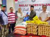 Di Las Minit Penyaluran Bantuan Korban Kebakaran, PPP Payakumbuh hadir melengkapi kekurangan paket sembako penyalur Balai Wartawan Luak Limopuluah
