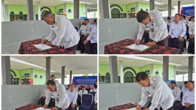 Lapas Kelas II B Lubuk Basung, Laksanakan Penandatanganan Komitmen Bersama Pemasyarakatan