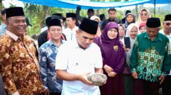 Peletakkan Batu Pertama Pembangunan Saung Tahfizd MTs Muhammadiyah Sumani