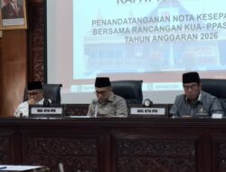 Pemko dan DPRD Bukitinggi Sepakati KUA PPAS APBD 2026