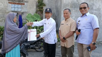 Pemko Bukittinggi dan BPN Serahkan Sertifikat Tanah Pengganti Kepada Korban Kebakaran