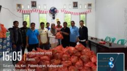 Gerak Cepat, Dinas Sosial Agam Langsung Kirim 100 Paket Sembako ke Silareh Aia Barat