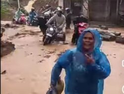 Hujan Deras Sejak Minggu Siang, Musibah Longsor Kembali Terjadi di Silungkang Palembayan